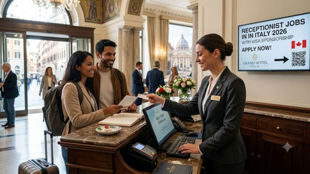 Receptionist Jobs in Italy
