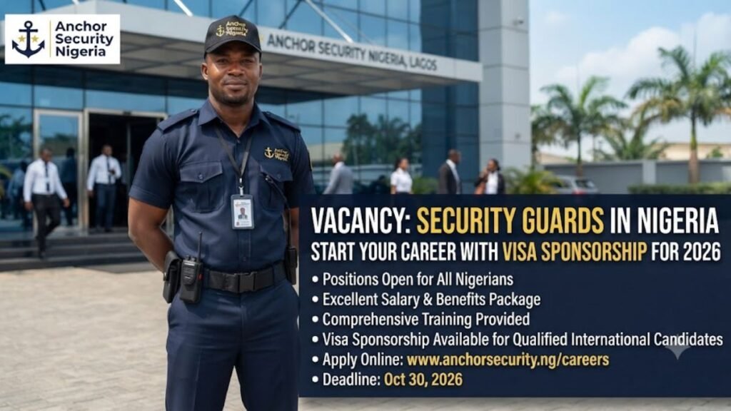Security Guard Jobs in Nigeria