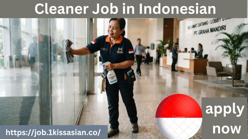 Cleaner Job in Indonesian