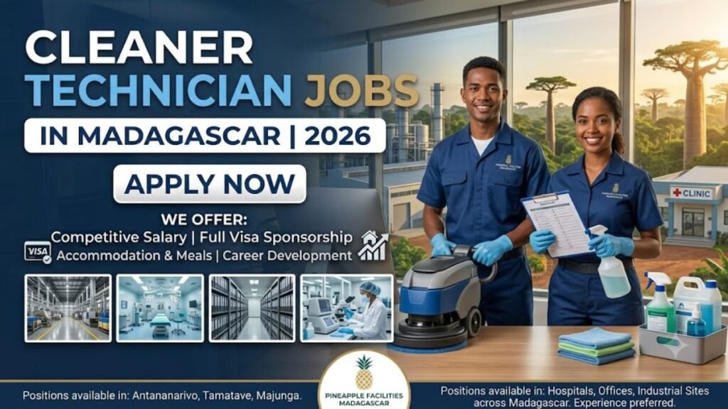 Cleaner Technician Jobs in Madagascar