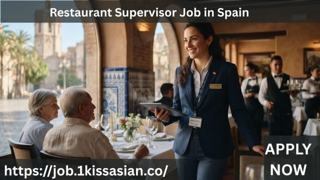 Restaurant Supervisor Job in Spain